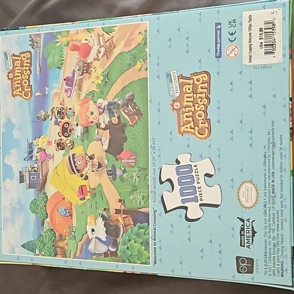 NIB Animal Crossing New Horizon 1000 Piece Jigsaw Puzzle - Picture 2 of 3